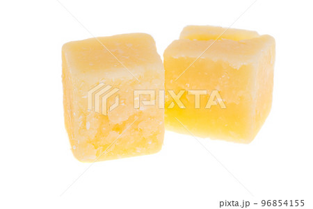 aged cheese isolated 96854155