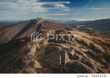Bieszczady mountain in Poland. Bieszczady mountain in Poland. 96854281