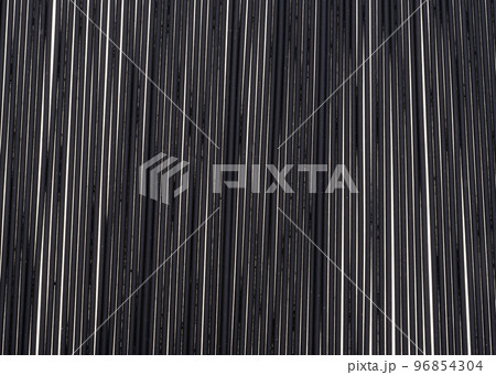 spaghetti with cuttlefish ink isolated 96854304