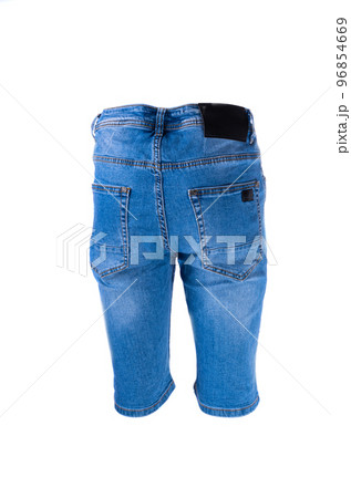 denim shorts isolated 96854669