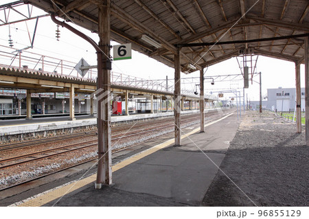 JR留萌本線ホーム　深川駅　JR深川駅　ふかがわ　A24　函館本線　留萌本線 96855129