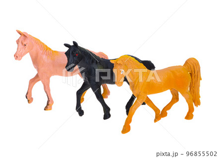horse figurine isolated horse figurine isolated 96855502