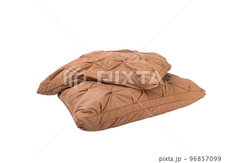 down pillow isolated down pillow isolated 96857099
