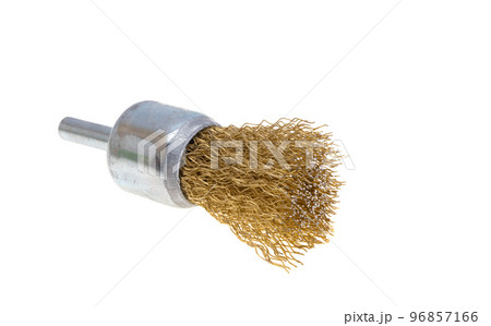 metal brush isolated metal brush isolated 96857166