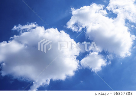 white clouds on Cloudy blue sky abstract nature  background 96857808