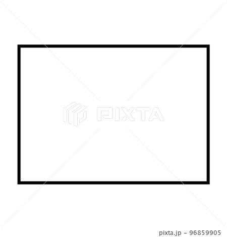 Colorado state of United States of America, USA. Simplified thick black outline map. Simple flat vector illustration Colorado state of United States of America, USA. Simplified thick black outline map. Simple flat vector illustration 96859905