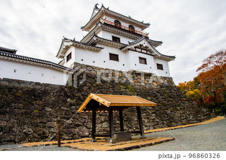 片倉景綱の功績により一国一城令の特例となった白石城 北面 片倉景綱の功績により一国一城令の特例となった白石城 北面 96860326