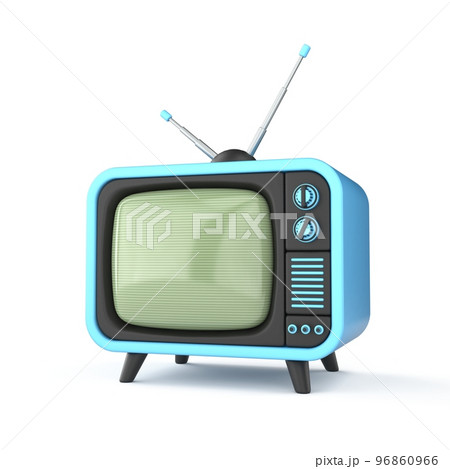 Vintage television 3D 96860966
