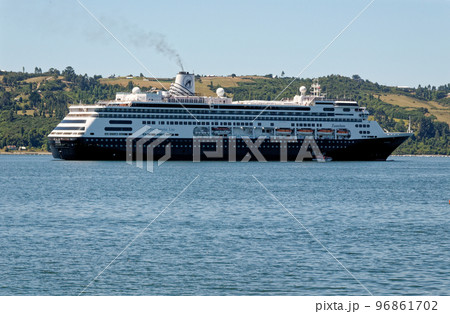 MS Zaandam Cruise ship in Castro Bay - Chile 96861702