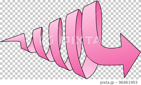 spiral arrow - pink 96861903