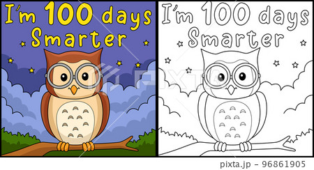 100th Day Of School Smarter Owl Illustration 100th Day Of School Smarter Owl Illustration 96861905