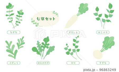 七草がゆの野草セット 96863249