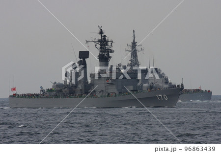2009年の観艦式:ミサイル護衛艦DDG-170さわかぜ(2010年退役) 2009年の観艦式:ミサイル護衛艦DDG-170さわかぜ(2010年退役) 96863439