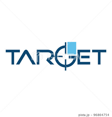 lettering target logo design vector icon elements symbol illustrations lettering target logo design vector icon elements symbol illustrations 96864754