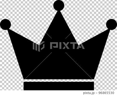 王冠のシンプルでかわいいイラスト 王冠のシンプルでかわいいイラスト 96865530