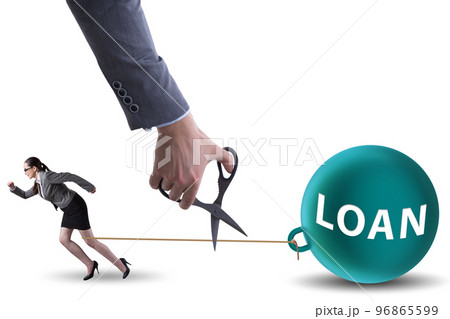 Concept of paying off all the debts Concept of paying off all the debts 96865599