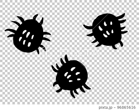 Cute tick / hand-drawn illustration material Cute tick / hand-drawn illustration material 96865616