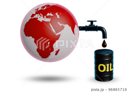 Concept of global oil business - 3d rendering Concept of global oil business - 3d rendering 96865719