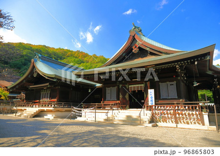 【岡山県】晴天の吉備津彦神社 96865803