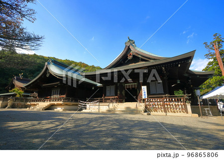 【岡山県】晴天の吉備津彦神社 【岡山県】晴天の吉備津彦神社 96865806