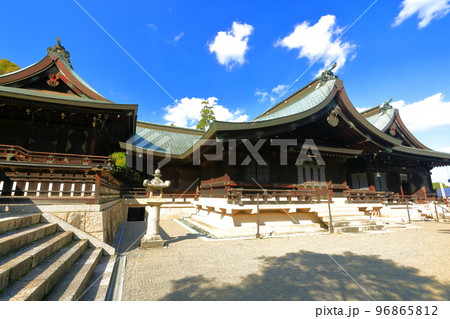 【岡山県】晴天の吉備津彦神社 96865812