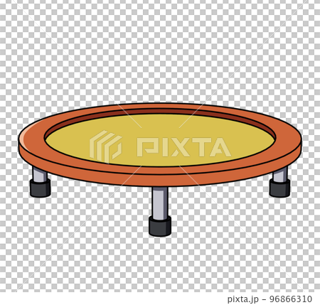 Trampoline diagonal illustration Trampoline diagonal illustration 96866310
