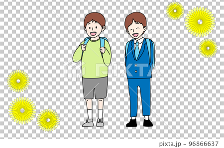 A boy who welcomes the entrance ceremony A boy who welcomes the entrance ceremony 96866637