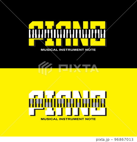 Piano Logo, Musical Instrument Vector, Design For Music Store, Piano Music Class Piano Logo, Musical Instrument Vector, Design For Music Store, Piano Music Class 96867013