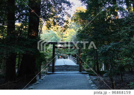 伊勢神宮　風日祈宮橋 96868159