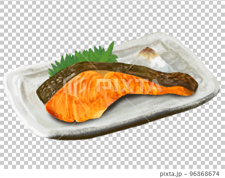 焼き鮭（箸なし） 96868674
