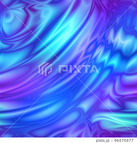 Dynamic electric blue neon colored modern scientific pattern 96870877