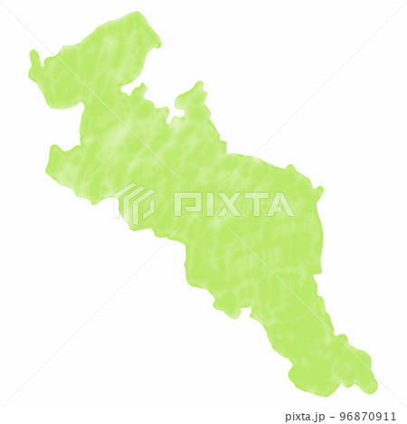 京都　地図　水彩　アイコン 96870911