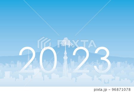 東京と富士山　2023 96871078