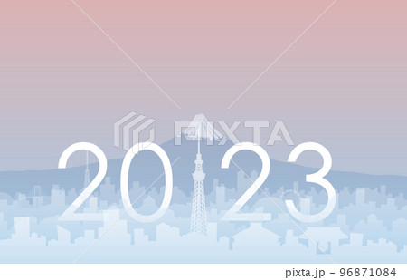 東京と富士山　2023 96871084