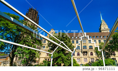 Duisburg City Hall in North Rhine-Westphalia, Germany 96871111