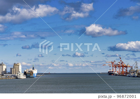 スリーエム 仙台港パークからみた冬の仙台港の風景 宮城県仙台市 materials digitalstage