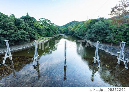伊勢神宮　木造和橋宇治橋木除杭 96872242