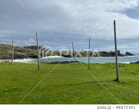 Amazing Clachtoll Beach in Lochinver, Scotland. 96872361