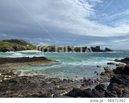 Amazing Clachtoll Beach in Lochinver, Scotland. 96872362