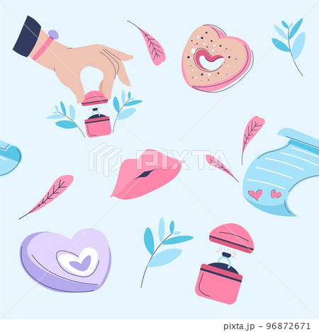 Proposal print, box with engagement ring pattern Proposal print, box with engagement ring pattern 96872671