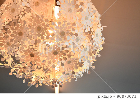 lamp light interior night decoration background 96873073