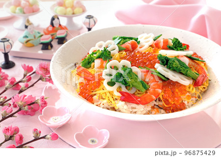 ひな祭り ちらし寿司 ひな祭り ちらし寿司 96875429