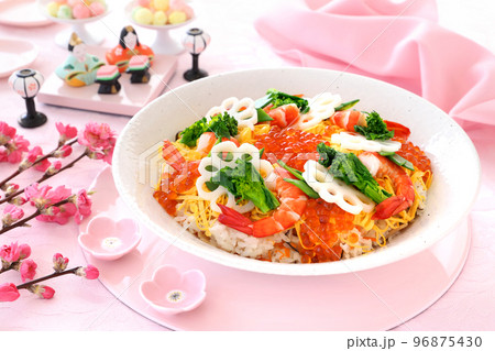 ひな祭り ちらし寿司 ひな祭り ちらし寿司 96875430