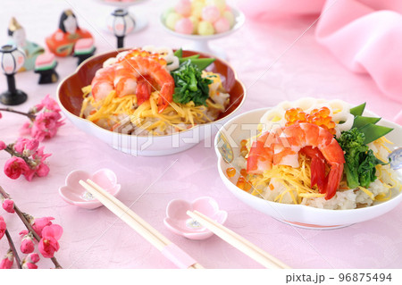 ひな祭り ちらし寿司 ひな祭り ちらし寿司 96875494