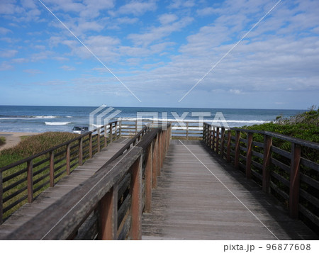 夏の終わりの鹿島灘海浜公園 96877608