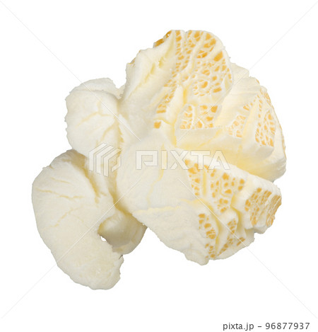 Single popcorn seed, macro shot isolated on white background Single popcorn seed, macro shot isolated on white background 96877937