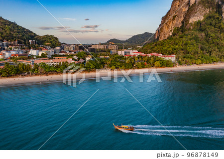 Aerial view of Ao Nang Beach in Krabi, Thailand 96878149