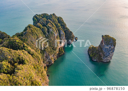 Aerial view of Ao Nang Beach in Krabi, Thailand 96878150