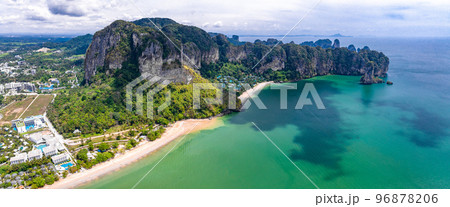 Aerial view of Ao Nang Beach in Krabi, Thailand 96878206