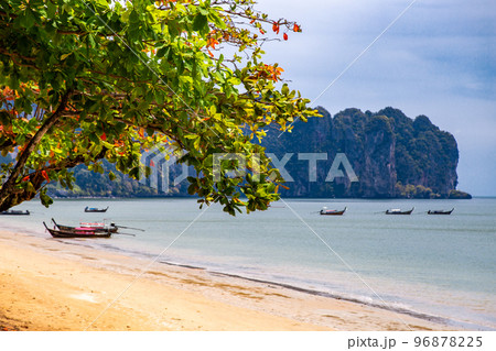 View of Ao Nang Beach in Krabi, Thailand 96878225